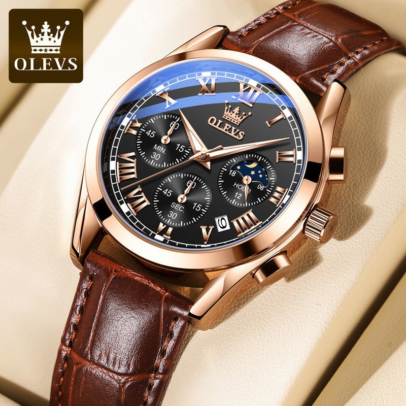 OLEVS® - Klasszikus sportóra [Svájci importált szerkezet] Egyedülálló ⌚