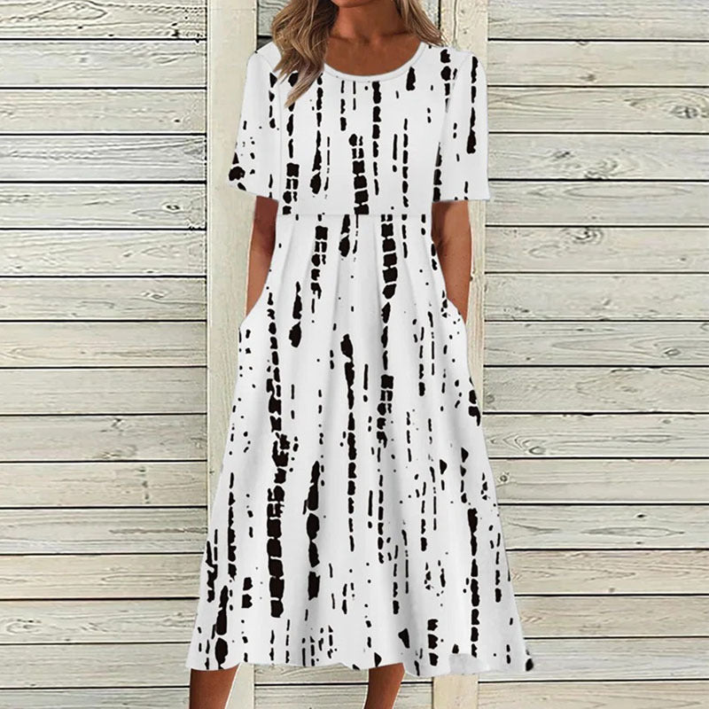 2022-es új nyári kerti témájú ruha