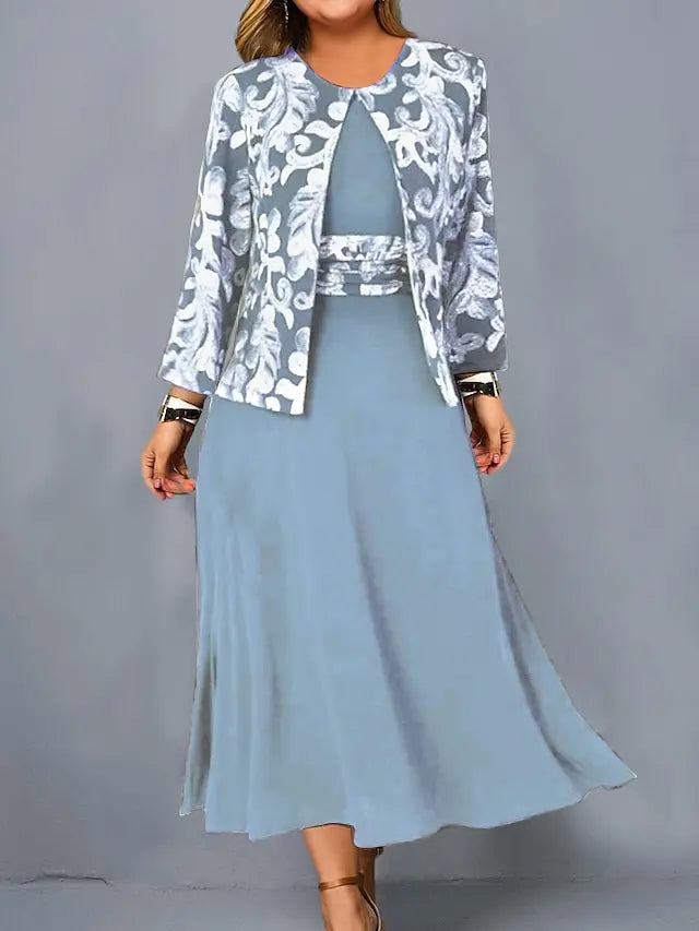 🥰💗Novo vestido estampado sem mangas jaqueta recortada roupa casual fashion