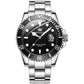 OLEVS GREEN WATER GHOST QUARTZ WATCH VÍZÁLLÓ LUXUS FÉRFI ÓRA