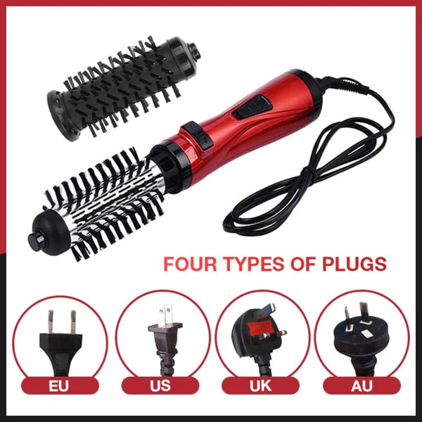 🔥 Modelador de ar quente 3 em 1 e secador de cabelo rotativo para cabelos secos, cacheados e lisos💞